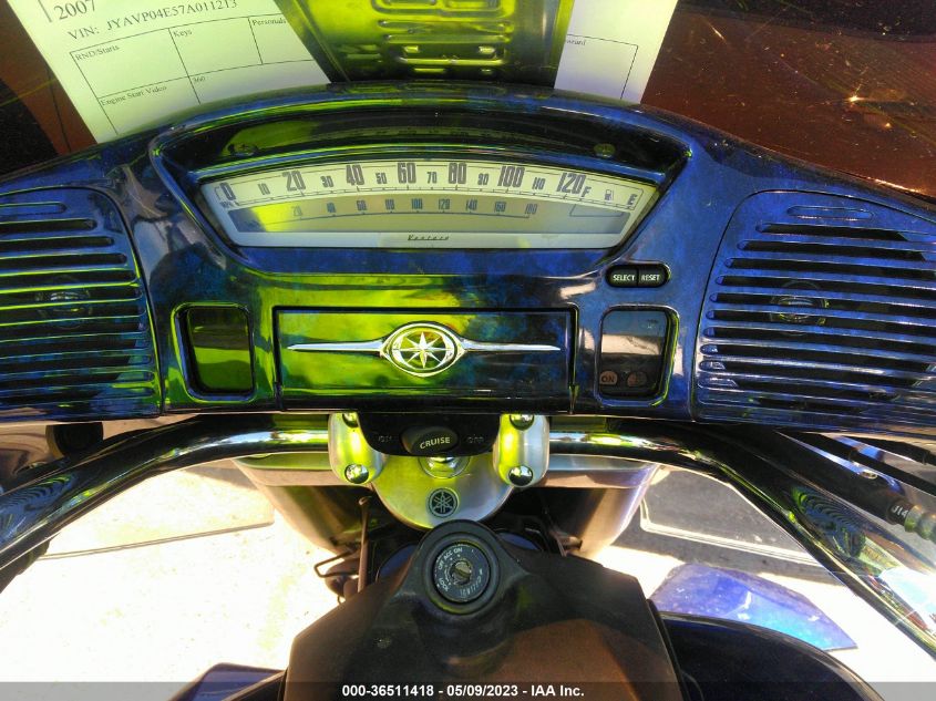 2007 YAMAHA XVZ13 TF - JYAVP04E57A011213