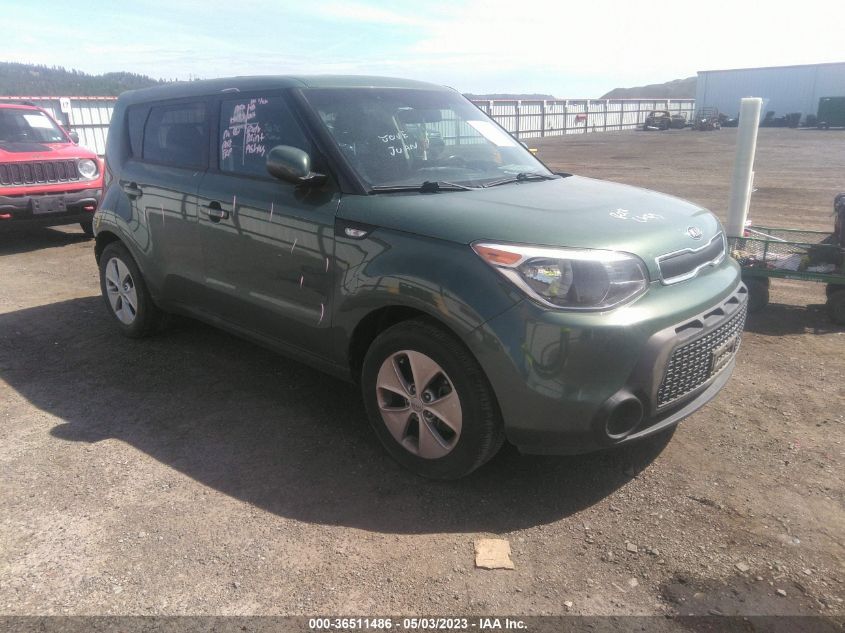 2014 KIA SOUL BASE - KNDJN2A29E7001776