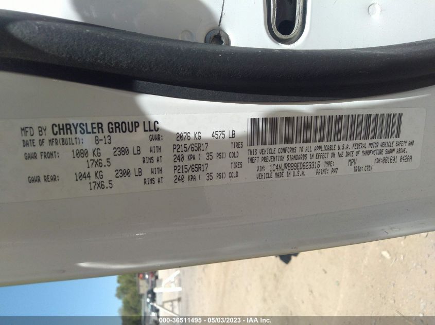 2014 JEEP PATRIOT SPORT - 1C4NJRBB9ED623316