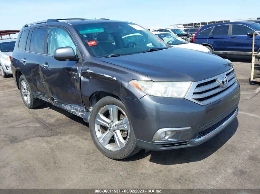 2013 TOYOTA HIGHLANDER LIMITED - 5TDYK3EH9DS089759