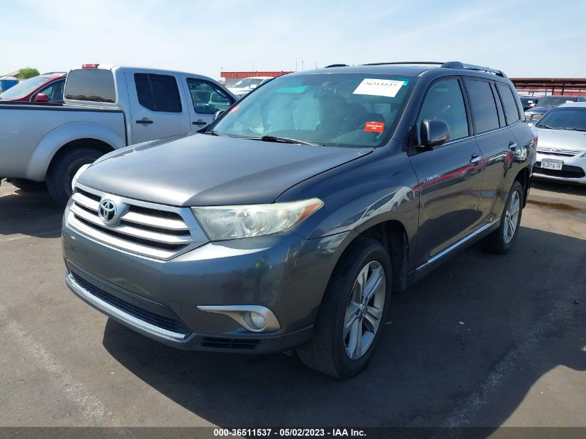 2013 TOYOTA HIGHLANDER LIMITED - 5TDYK3EH9DS089759