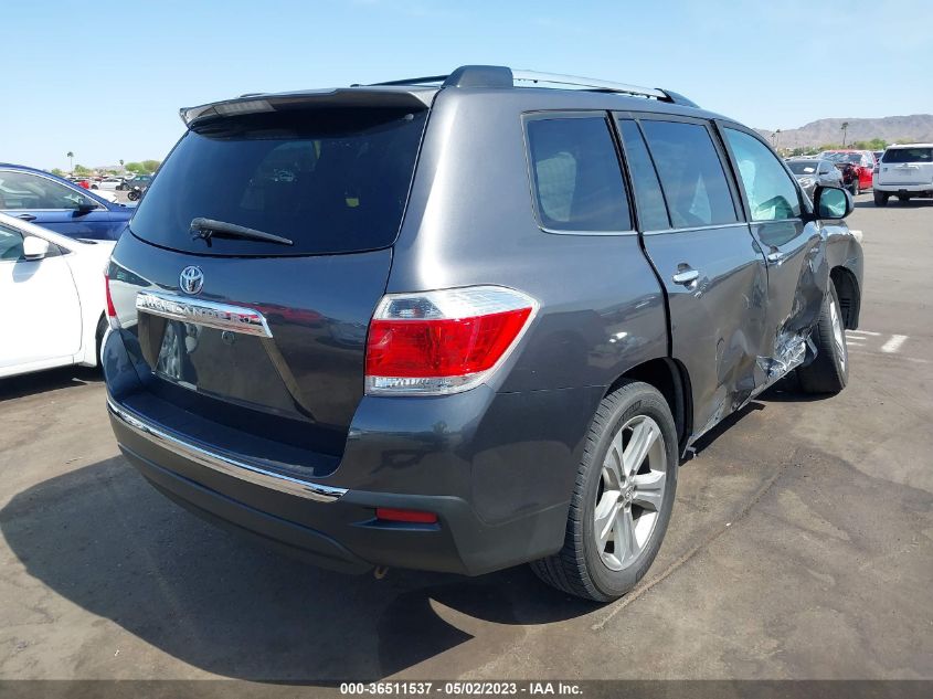 2013 TOYOTA HIGHLANDER LIMITED - 5TDYK3EH9DS089759
