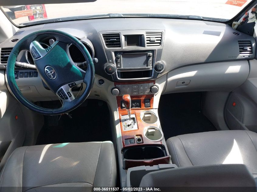 2013 TOYOTA HIGHLANDER LIMITED - 5TDYK3EH9DS089759