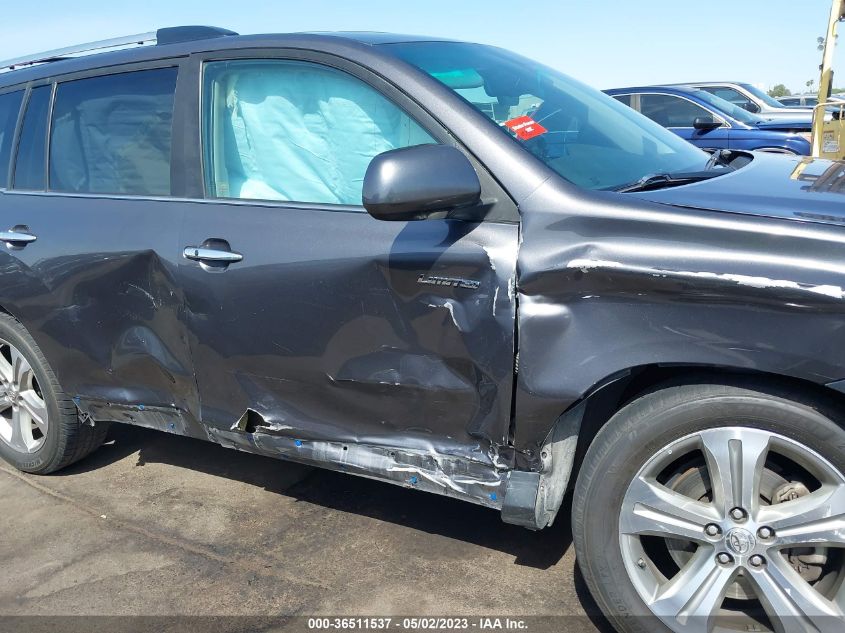 2013 TOYOTA HIGHLANDER LIMITED - 5TDYK3EH9DS089759