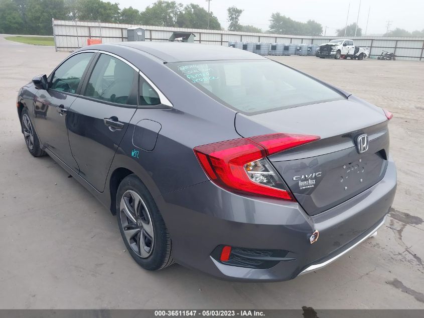 2020 HONDA CIVIC LX - 19XFC2F67LE012487