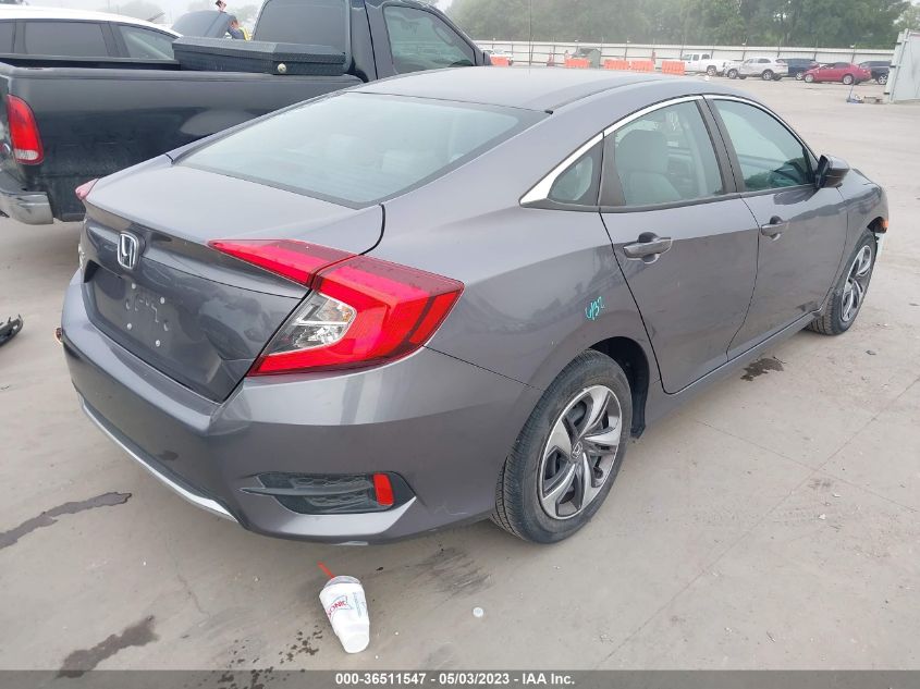 2020 HONDA CIVIC LX - 19XFC2F67LE012487