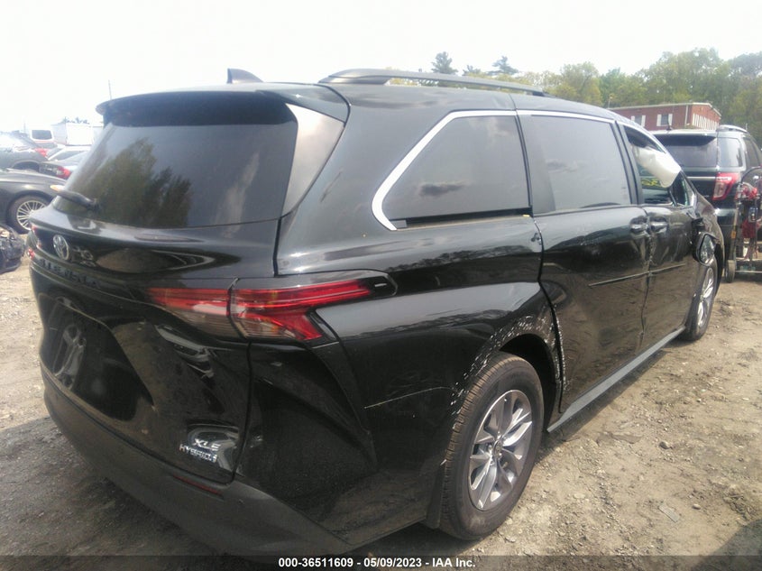 VIN 5TDJRKEC3NS123546 2022 TOYOTA SIENNA XLE
