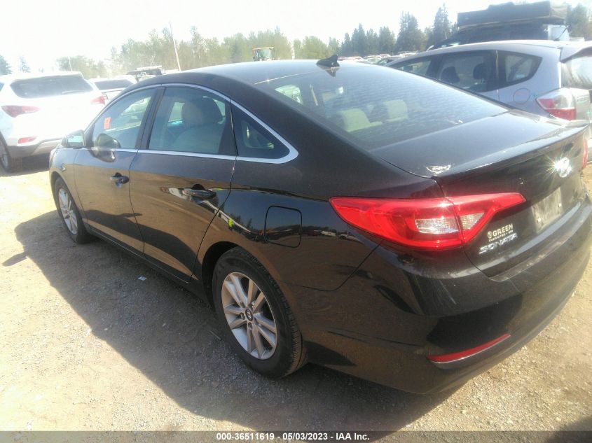 2016 HYUNDAI SONATA 2.4L SE - 5NPE24AF2GH339723