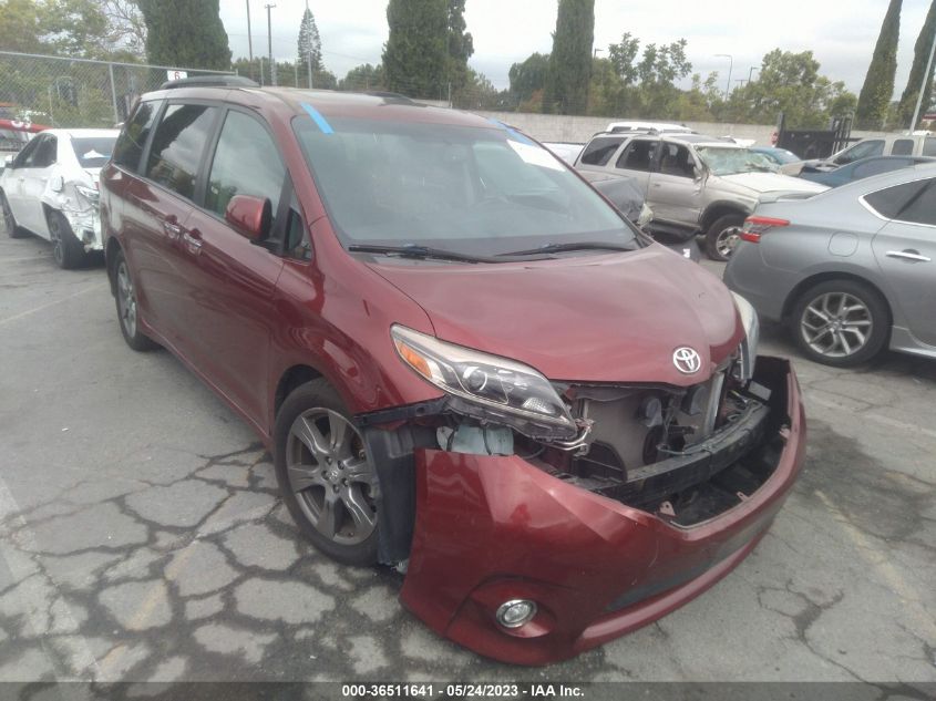 2017 TOYOTA SIENNA SE - 5TDXZ3DC2HS769795