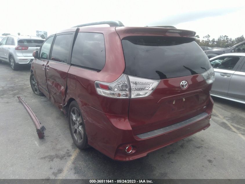 2017 TOYOTA SIENNA SE - 5TDXZ3DC2HS769795