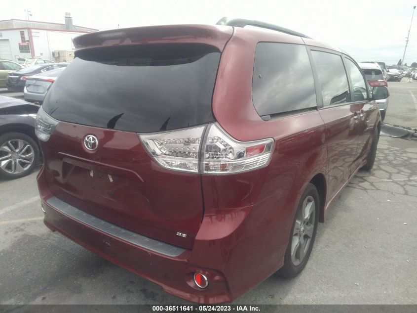 2017 TOYOTA SIENNA SE - 5TDXZ3DC2HS769795