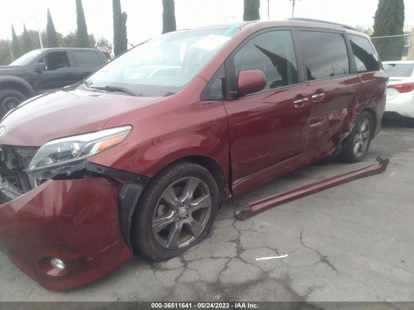 2017 TOYOTA SIENNA SE - 5TDXZ3DC2HS769795