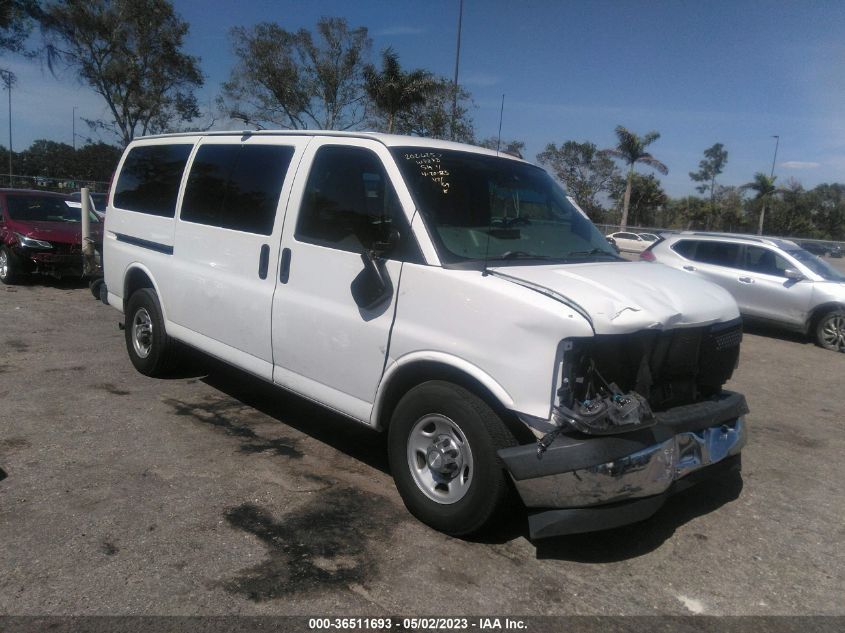 2017 CHEVROLET EXPRESS PASSENGER LT - 1GAZGMFG4H1157561
