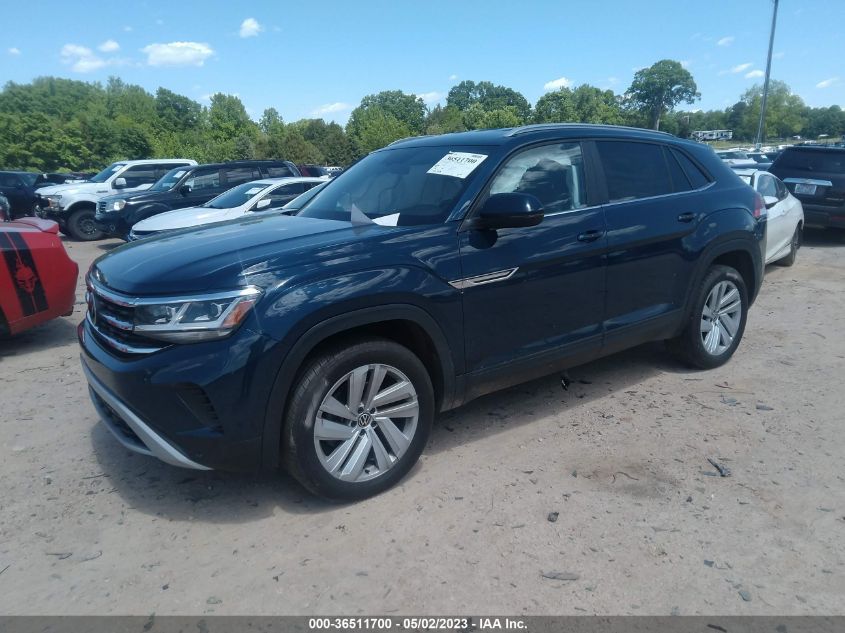 2020 VOLKSWAGEN ATLAS CROSS SPORT 2.0T SE W/TECHNOLOGY - 1V21C2CA7LC212536