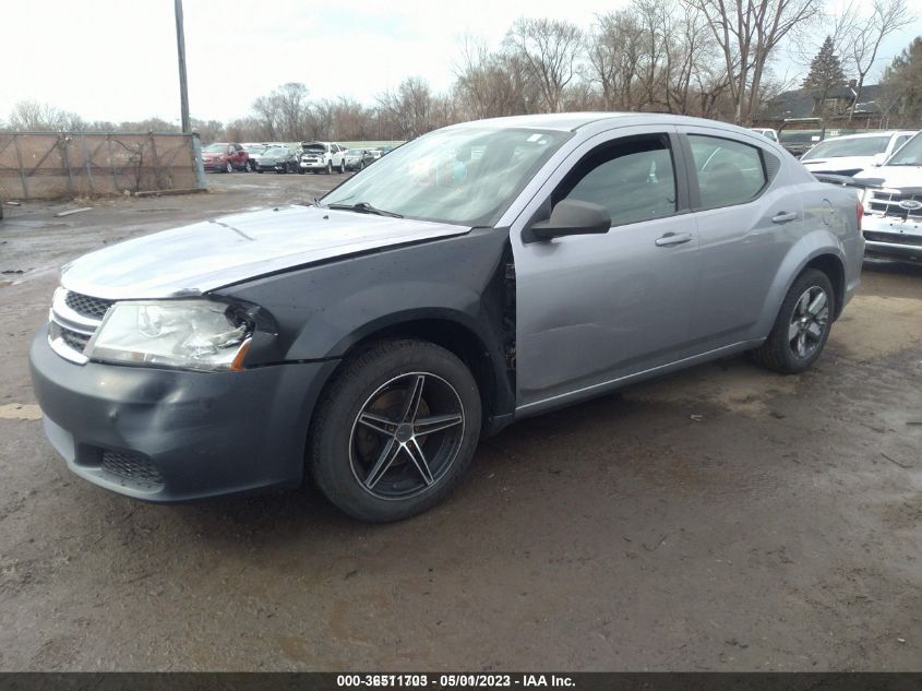 2013 DODGE AVENGER SE - 1C3CDZAB6DN589722