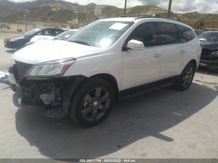 2017 CHEVROLET TRAVERSE LT - 1GNKRHKD7HJ251477