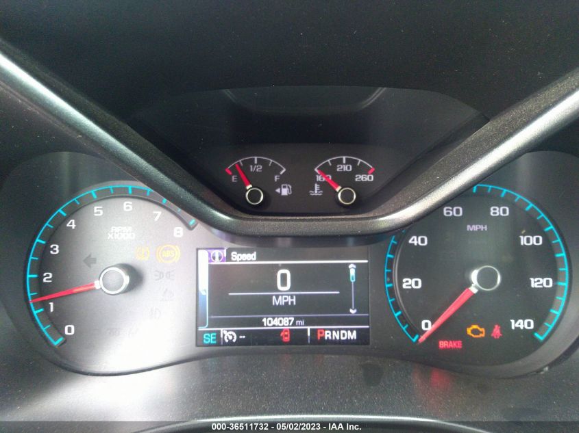 2016 CHEVROLET COLORADO 2WD LT - 1GCGSCEA9G1273941