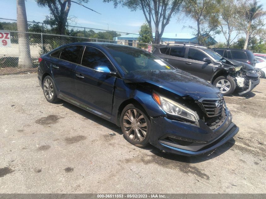 2015 HYUNDAI SONATA 2.0T LIMITED - 5NPE34AB1FH126612