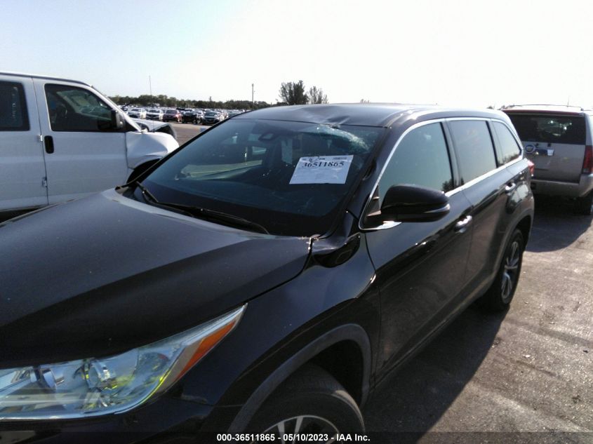 2019 TOYOTA HIGHLANDER LE - 5TDZARFH4KS060708