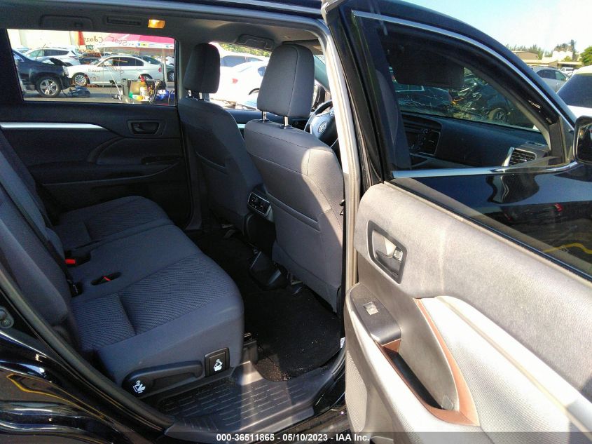 2019 TOYOTA HIGHLANDER LE - 5TDZARFH4KS060708