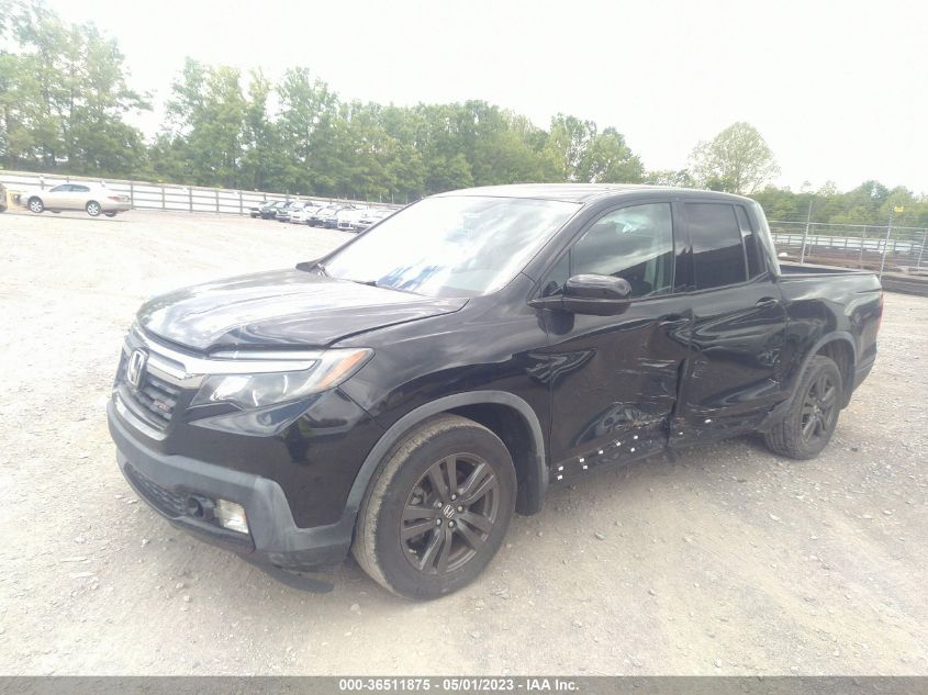 2017 HONDA RIDGELINE SPORT - 5FPYK2F1XHB006322