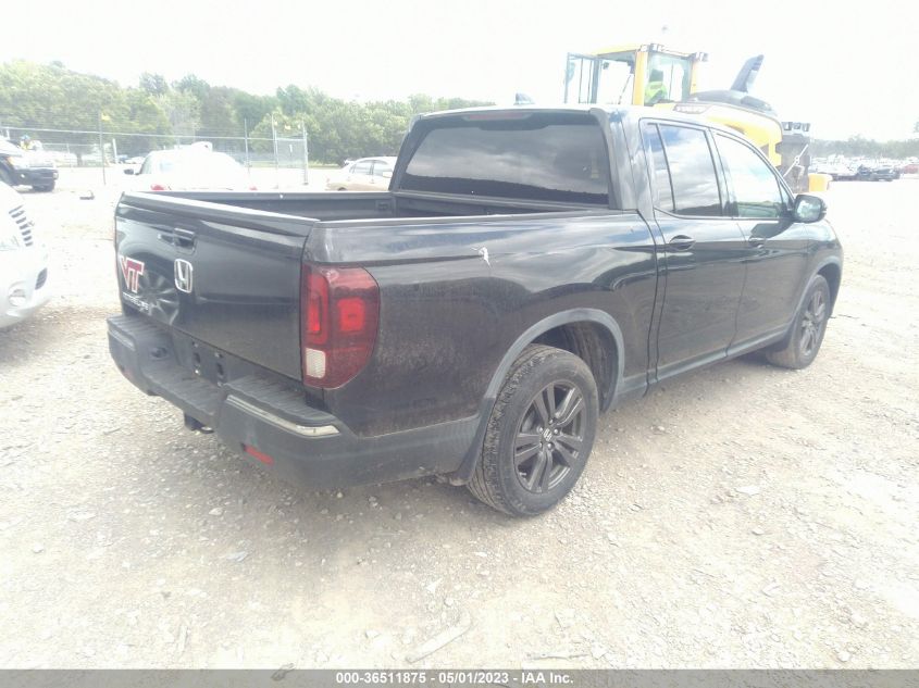 2017 HONDA RIDGELINE SPORT - 5FPYK2F1XHB006322