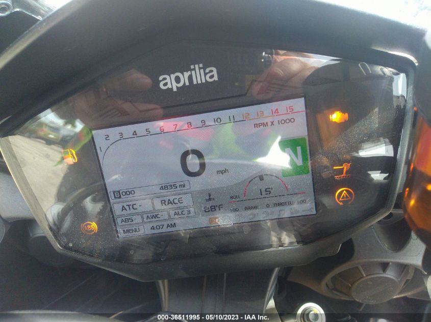 2019 APRILIA RSV4 ZD4KEUA01KS000035