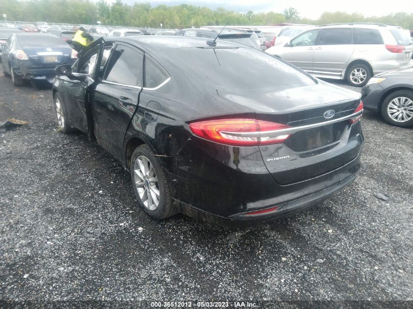 2017 FORD FUSION SE - 3FA6P0H78HR217823