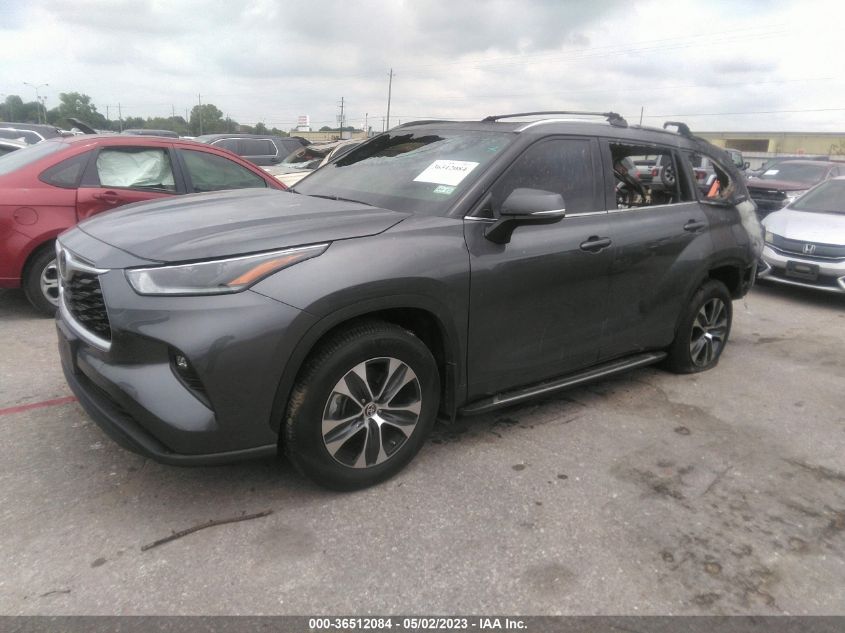 2021 TOYOTA HIGHLANDER XLE - 5TDGZRAH5MS524969