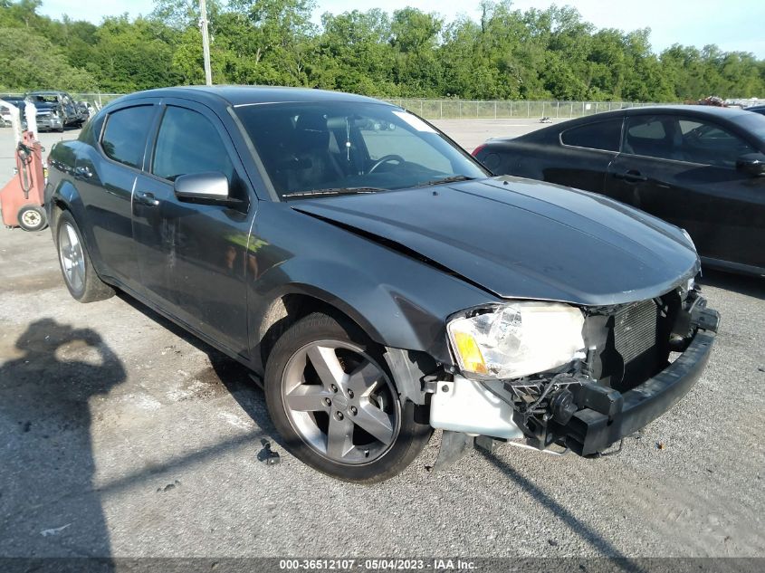 2013 DODGE AVENGER SXT - 1C3CDZCG9DN633866