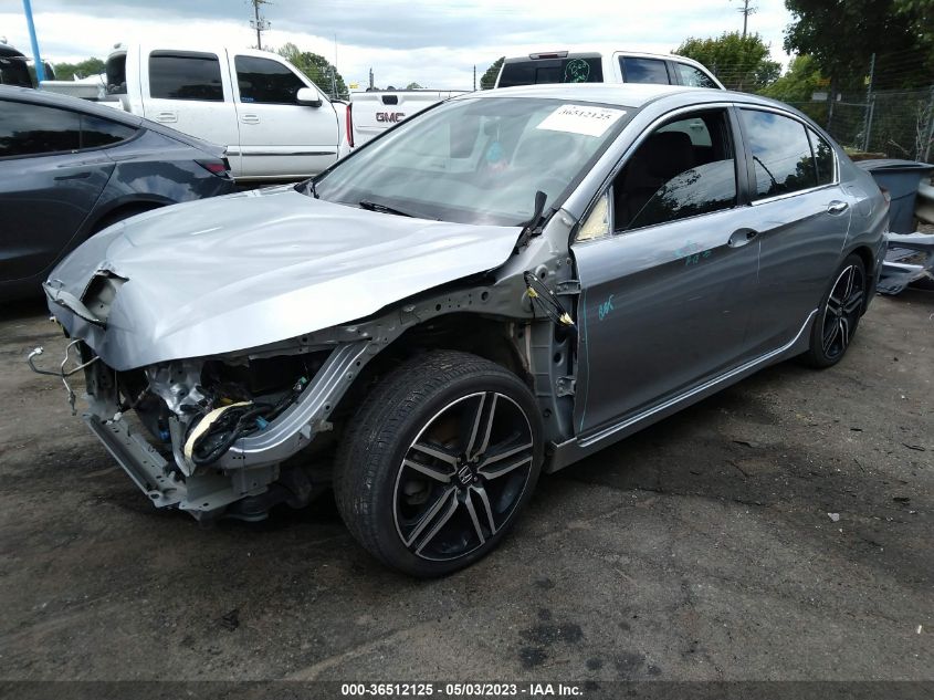 2017 HONDA ACCORD SEDAN SPORT SE - 1HGCR2F17HA128550