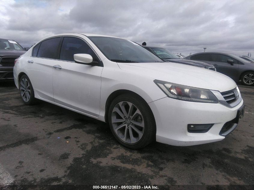 2014 HONDA ACCORD SEDAN SPORT - 1HGCR2F52EA263286