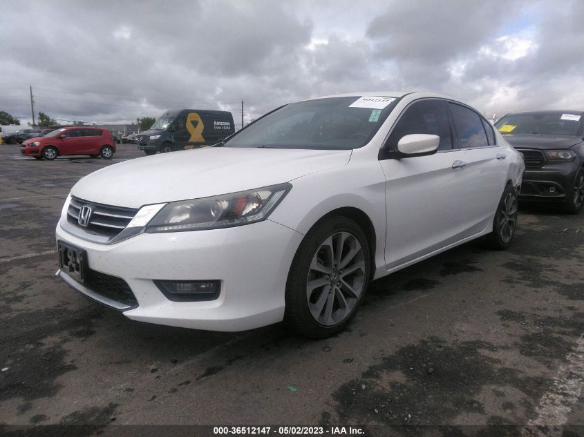 2014 HONDA ACCORD SEDAN SPORT - 1HGCR2F52EA263286