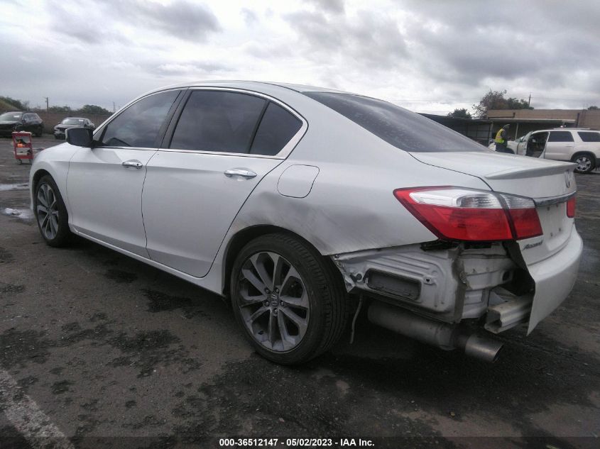 2014 HONDA ACCORD SEDAN SPORT - 1HGCR2F52EA263286
