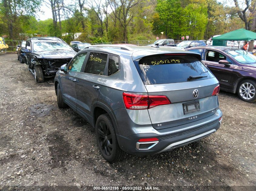 2022 VOLKSWAGEN TAOS SE - 3VVLX7B27NM020266