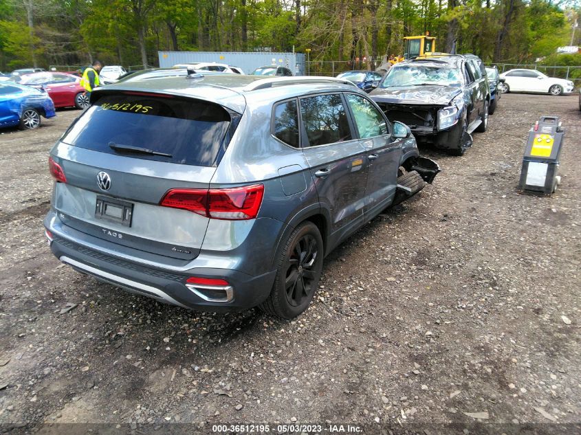 2022 VOLKSWAGEN TAOS SE - 3VVLX7B27NM020266