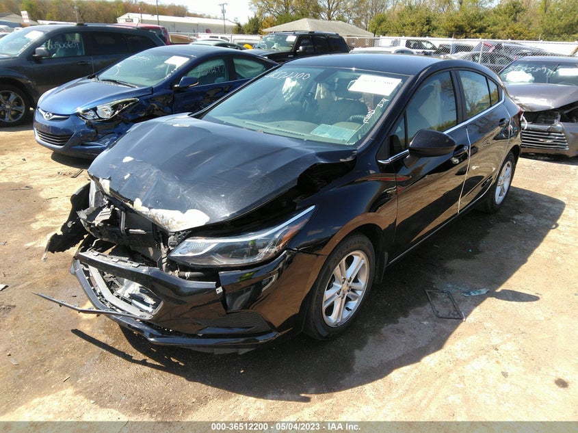 VIN 3G1BE6SM0JS570323 2018 CHEVROLET CRUZE LT
