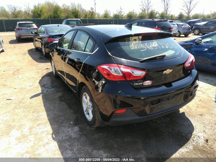 VIN 3G1BE6SM0JS570323 2018 CHEVROLET CRUZE LT
