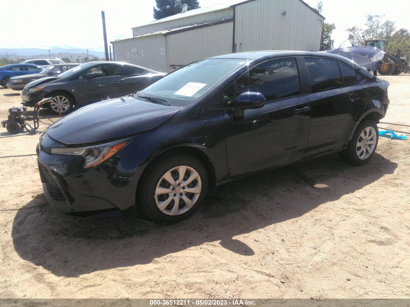 VIN JTDEPMAEXMJ137773 2021 TOYOTA COROLLA LE