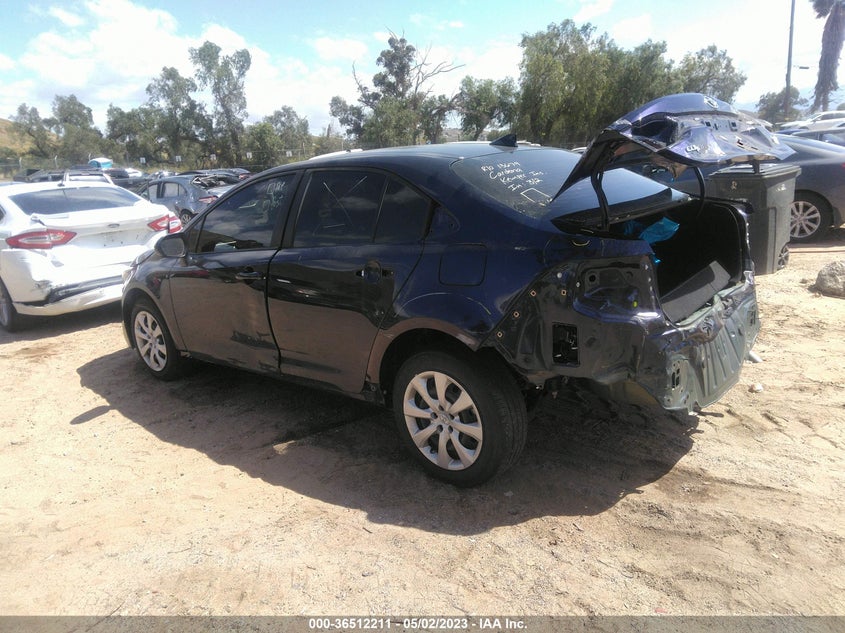 VIN JTDEPMAEXMJ137773 2021 TOYOTA COROLLA LE
