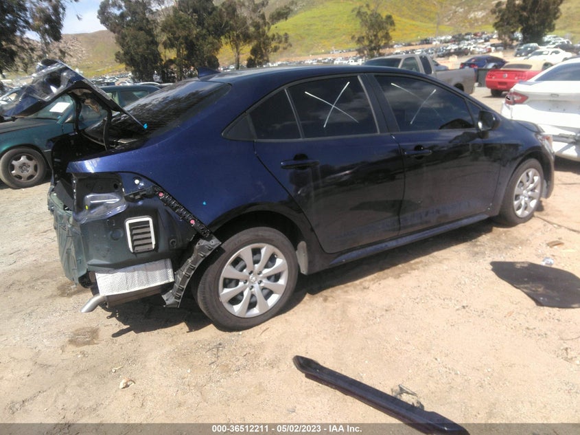 VIN JTDEPMAEXMJ137773 2021 TOYOTA COROLLA LE