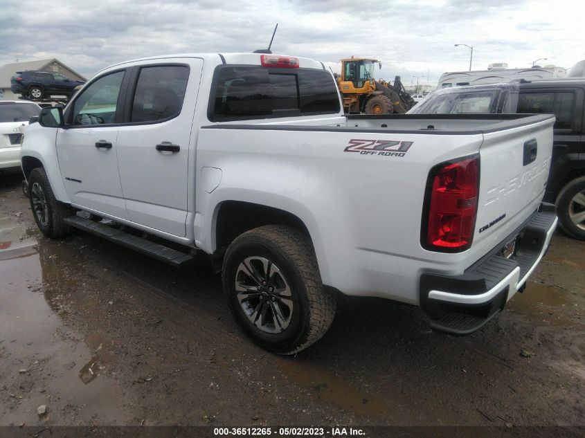 2021 CHEVROLET COLORADO 4WD Z71 - 1GCGTDEN6M1278368