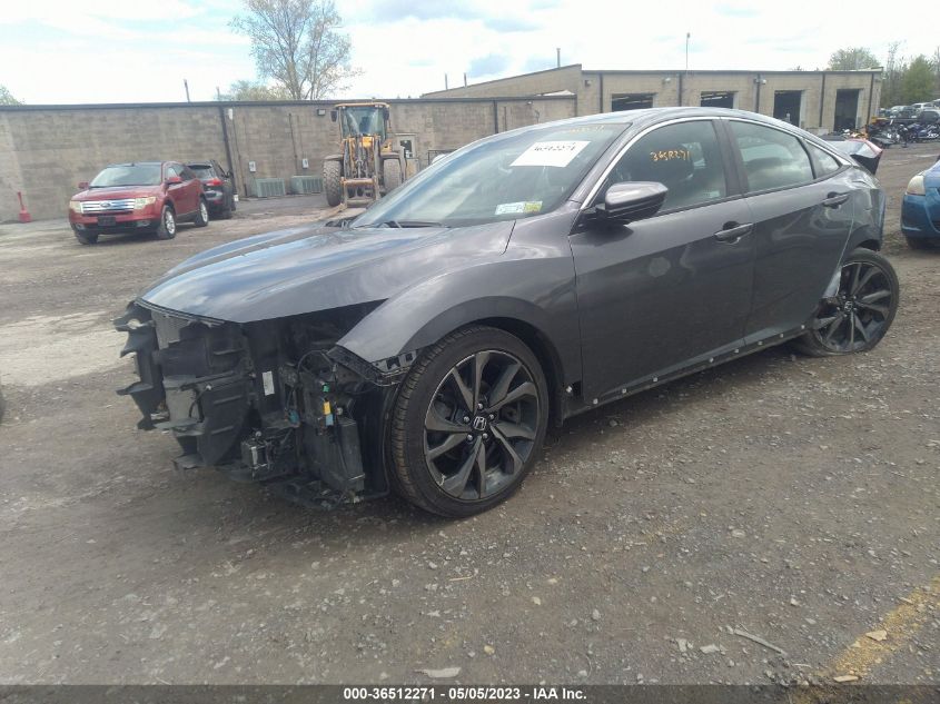 2019 HONDA CIVIC SEDAN SPORT - 2HGFC2F81KH542671