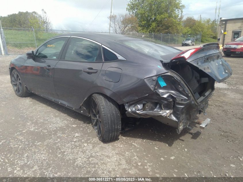 2019 HONDA CIVIC SEDAN SPORT - 2HGFC2F81KH542671