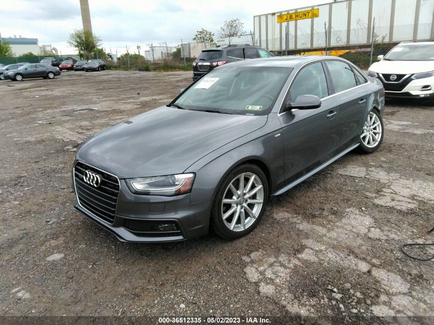 2014 AUDI A4 PREMIUM PLUS - WAUFFAFL7EA128444