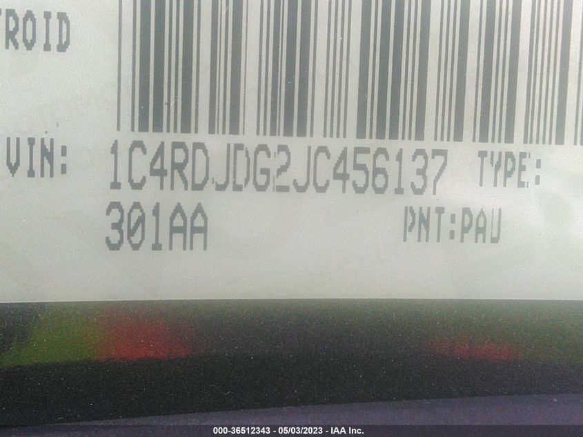 2018 DODGE DURANGO GT - 1C4RDJDG2JC456137