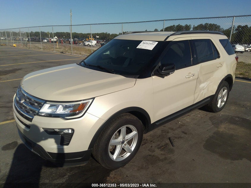 VIN 1FM5K7D88JGA24639 2018 FORD EXPLORER XLT