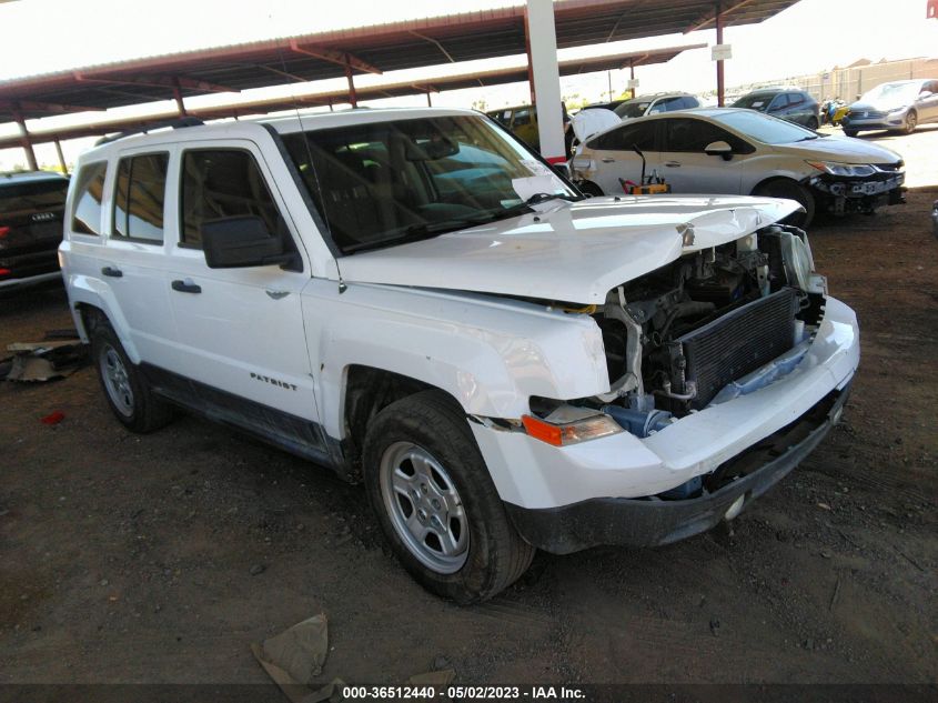 2015 JEEP PATRIOT SPORT - 1C4NJPBB0FD179510