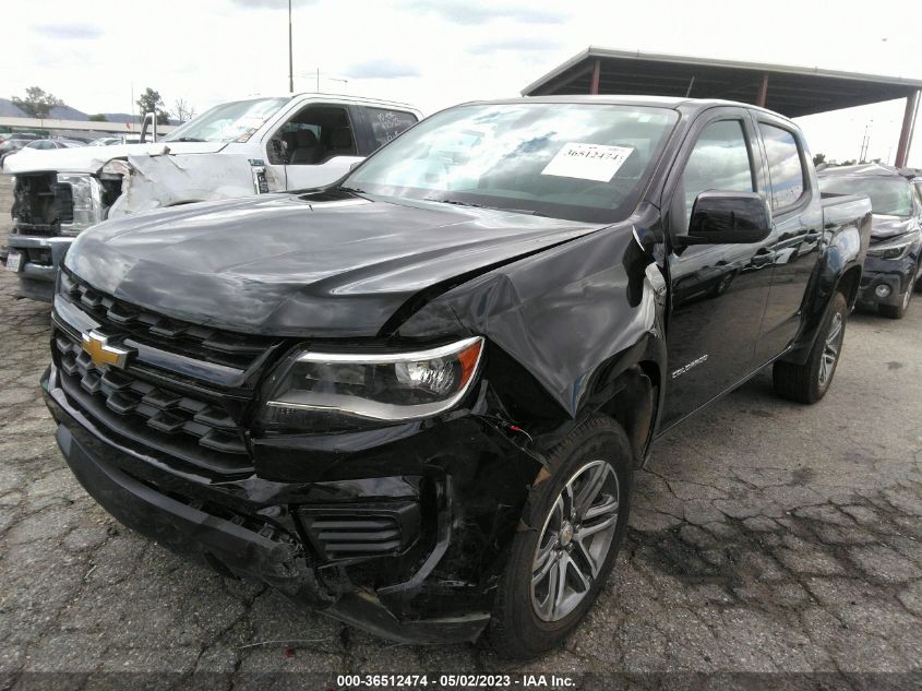 2022 CHEVROLET COLORADO 2WD WORK TRUCK - 1GCGSBEA1N1305997