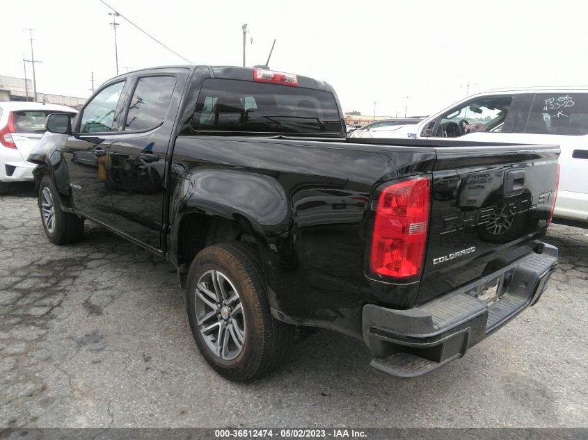 2022 CHEVROLET COLORADO 2WD WORK TRUCK - 1GCGSBEA1N1305997